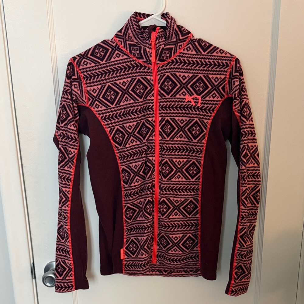 Kari Traa Purple and Pink Zip Up
